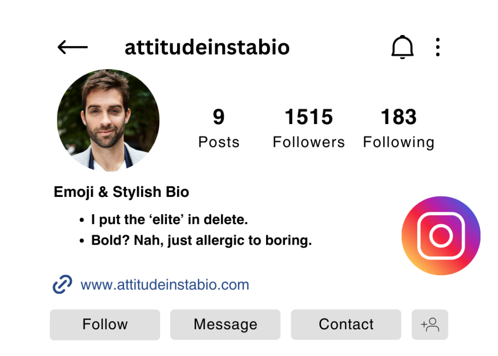 Funny Yet Bold Instagram Bio Ideas for Boys