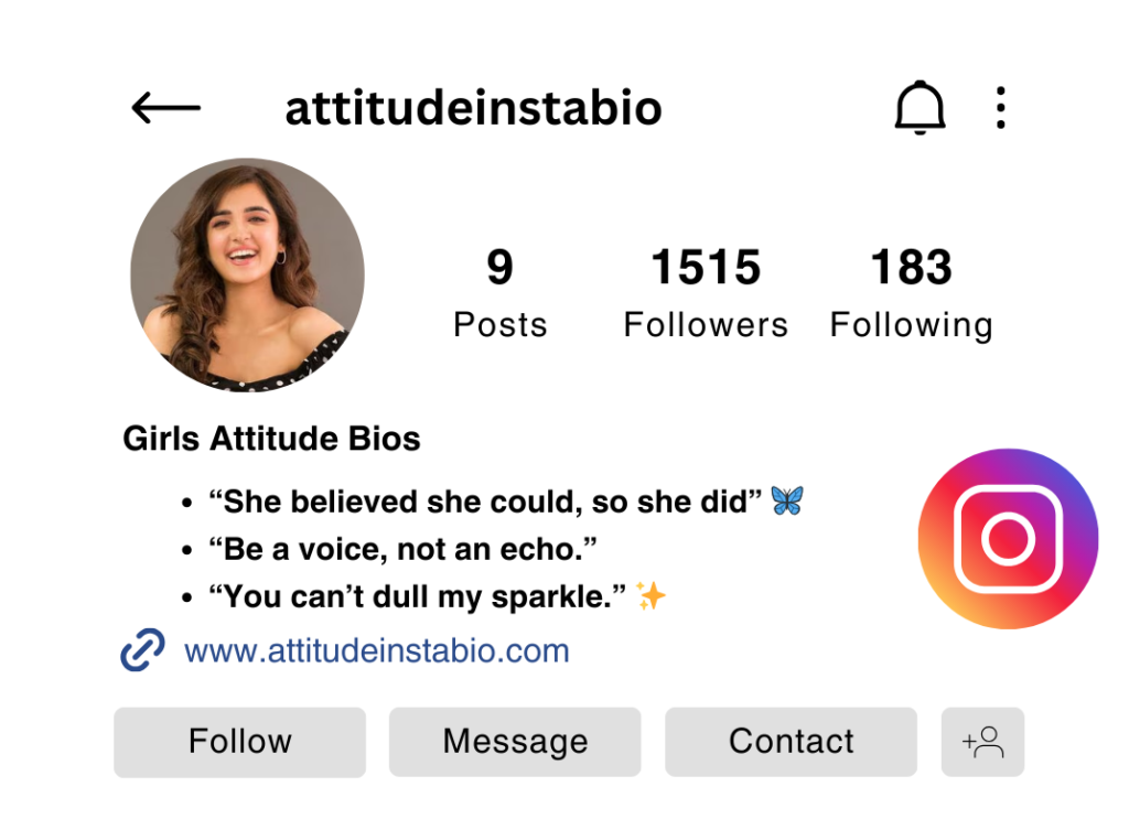 Girls Attitude Quotes for Instagram Bio